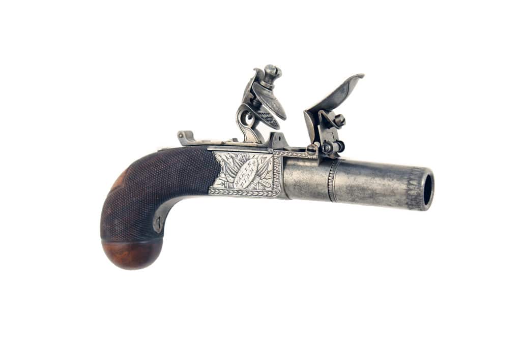 A Good Pair of Round Framed Pocket Pistols - Image 3