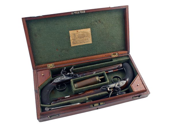 A Cased Pair of Dueling Pistols