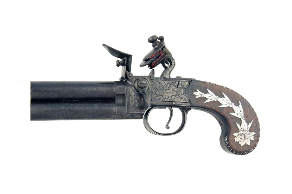 A Silver Mounted Flintlock Tap Action - Image 2