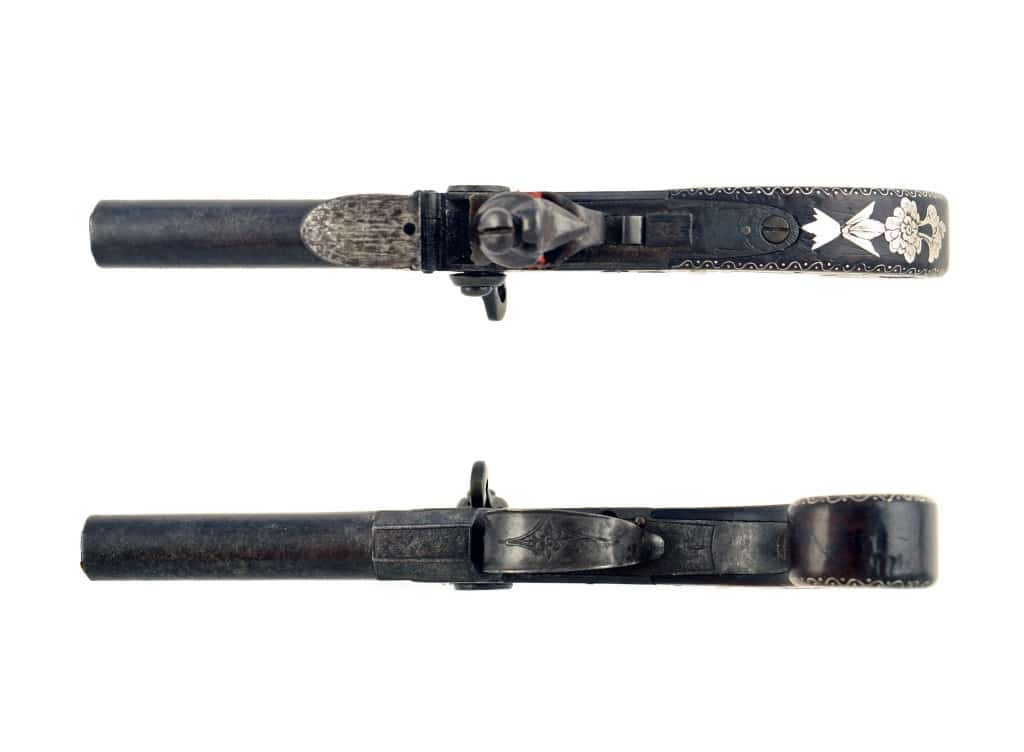 A Silver Mounted Flintlock Tap Action - Image 3