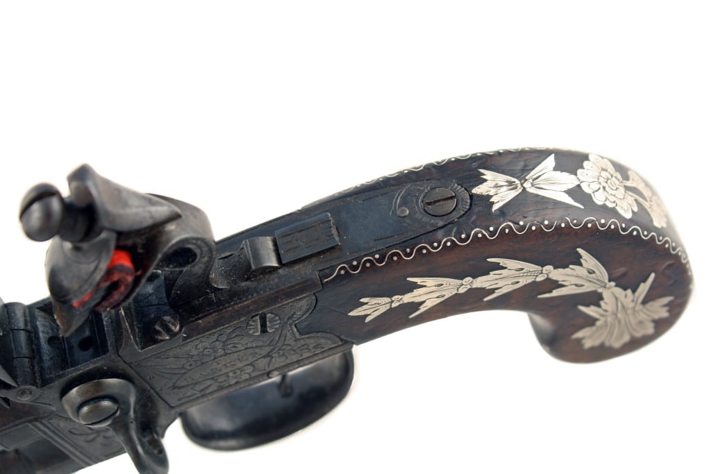 A Silver Mounted Flintlock Tap Action - Image 4