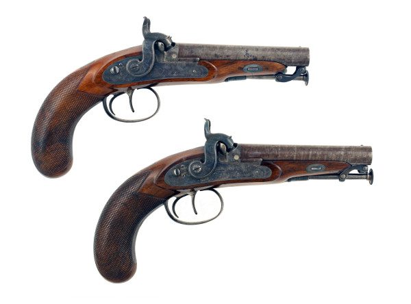 A Pair of D.B. Pistols by Westley Richards - Image 2