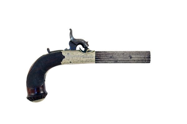 A Percussion Pocket Pistol by Towl of Boston.