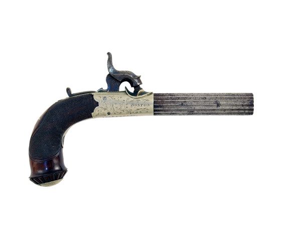 A Percussion Pocket Pistol by Towl of Boston.