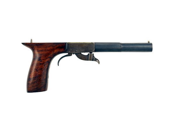 An Underhammer Boot Pistol.