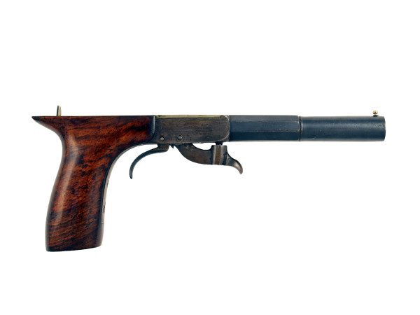An Underhammer Boot Pistol.