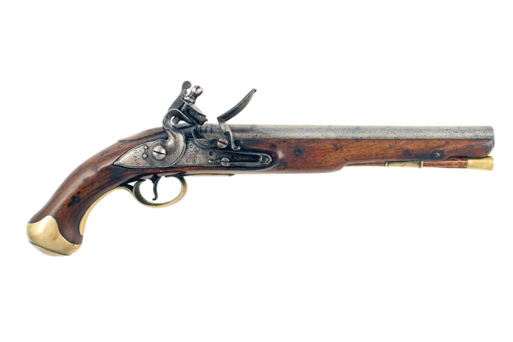 A Scarce Life Guards Flintlock Pistol in the Light Dragoon Style.