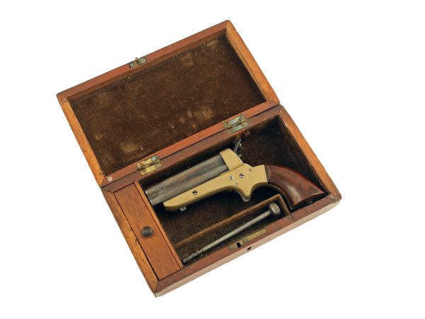 A Cased Sharps Patent Derringer