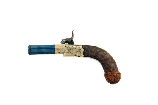 A Pair of Percussion Pocket Pistols by Venables of Oxford. - Image 3