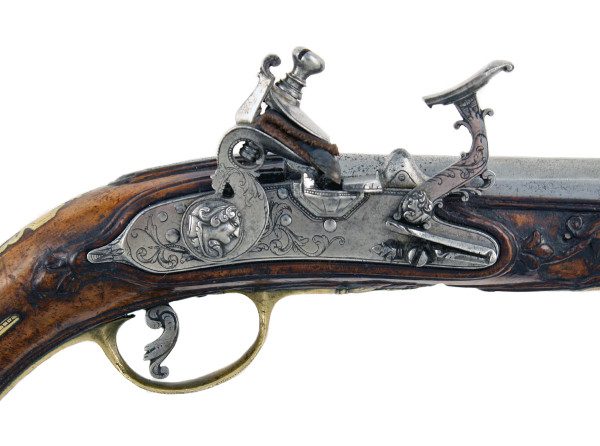 An Italian Snaphaunce Overcoat Pistol, Circa 1750. - Image 2
