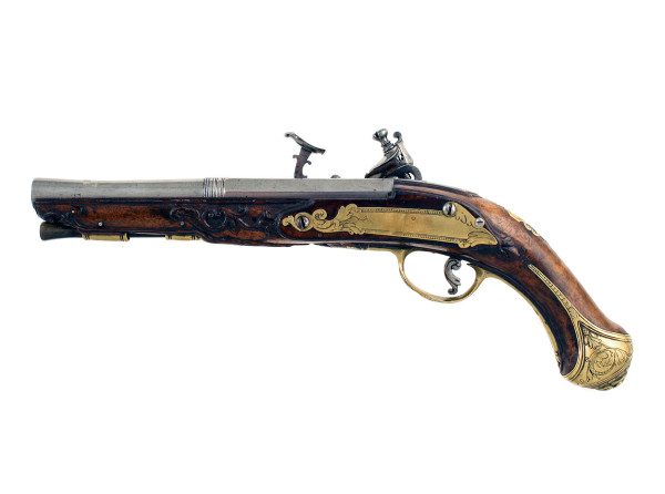 An Italian Snaphaunce Overcoat Pistol, Circa 1750. - Image 4