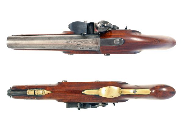 A Flintlock Constabulary or Service Pistol by Brander & Potts. - Image 2