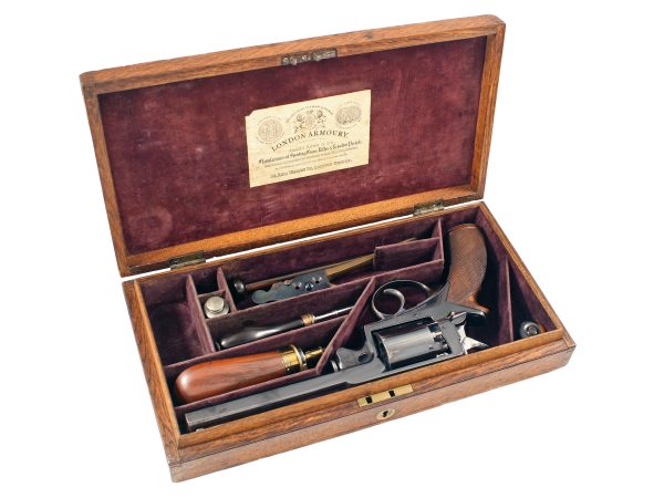 An Incredibly Fine and Rare 38 Bore L.A.C. Percussion Revolver.