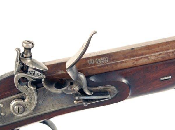 A Crisp Flintlock Officers Pistol by Henry Nock. - Image 4