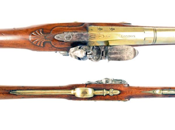 A Good Flintlock Blunderbuss by Henshaw of London. - Image 4