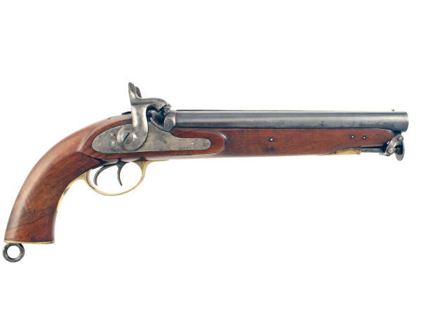 An Interesting Double Barrel Howdah Pistol