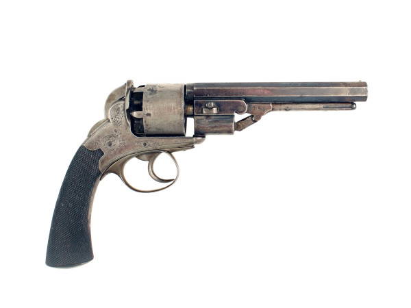 An English Open Frame Revolver