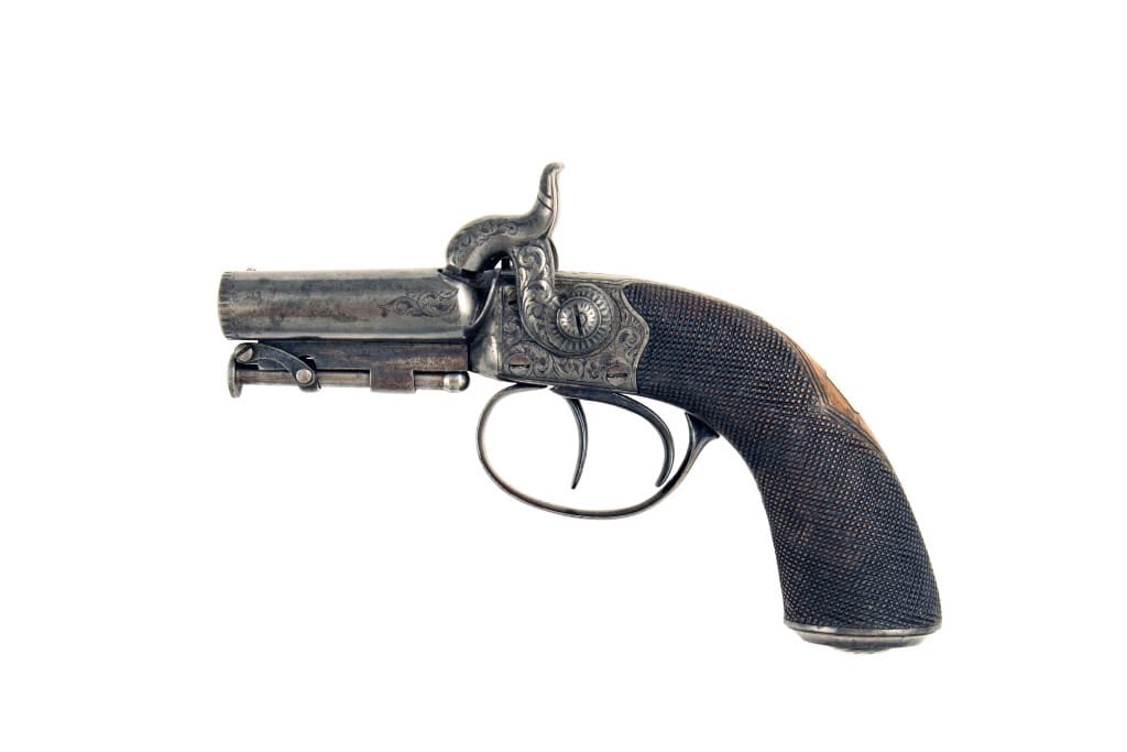 A Fine, Small Double Barrel Pistol by E. Akrill - Image 2