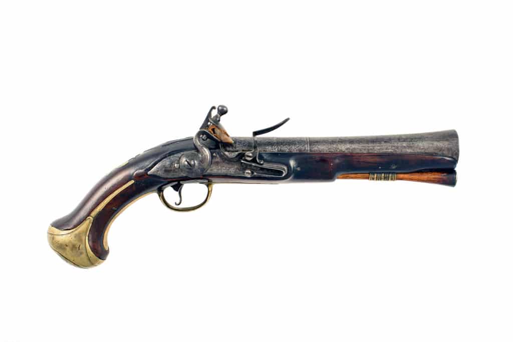 An Early Flintlock Blunderbuss Pistol by Walker, Circa 1720.