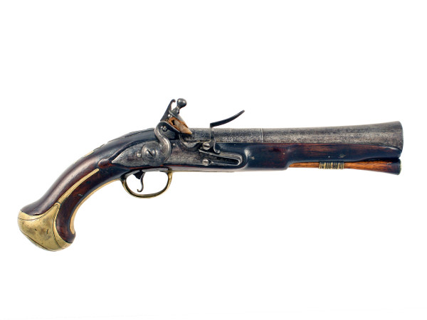 An Early Flintlock Blunderbuss Pistol by Walker, Circa 1720.