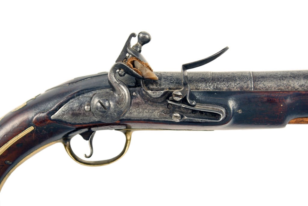 An Early Flintlock Blunderbuss Pistol by Walker, Circa 1720. - Image 2