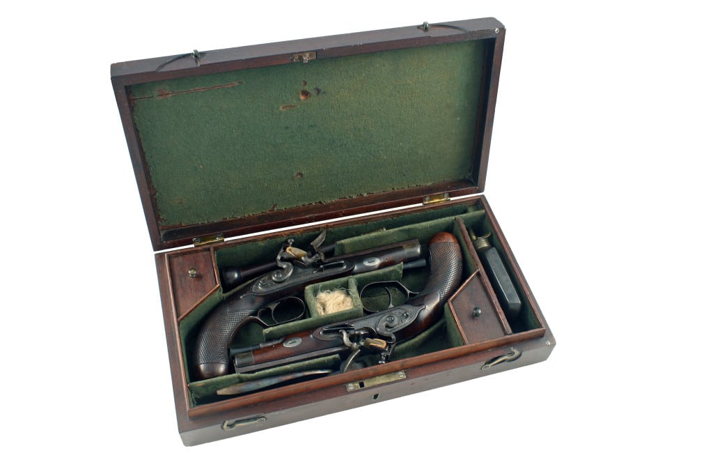 An Untouched Pair of Pistols by Staudenmayer