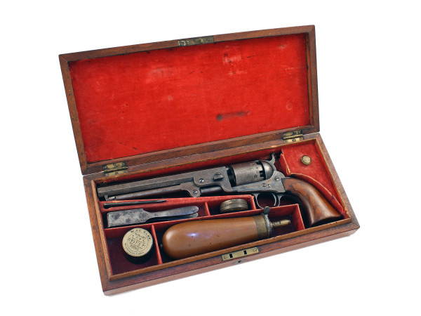 A Cased London Navy Colt