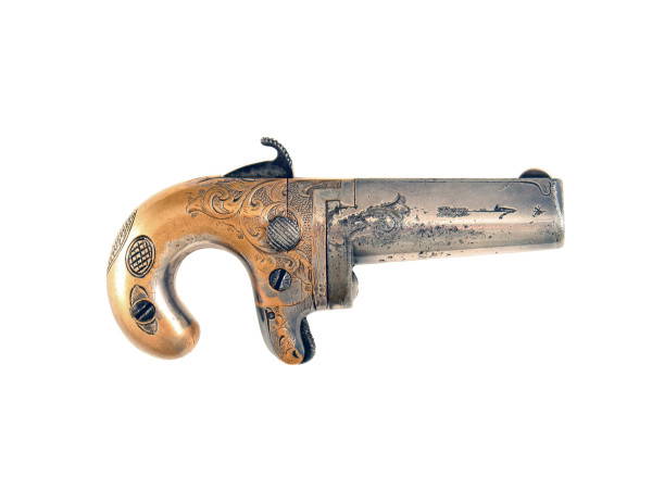 A Moores Patent Firearms Co. No. 1 Derringer.