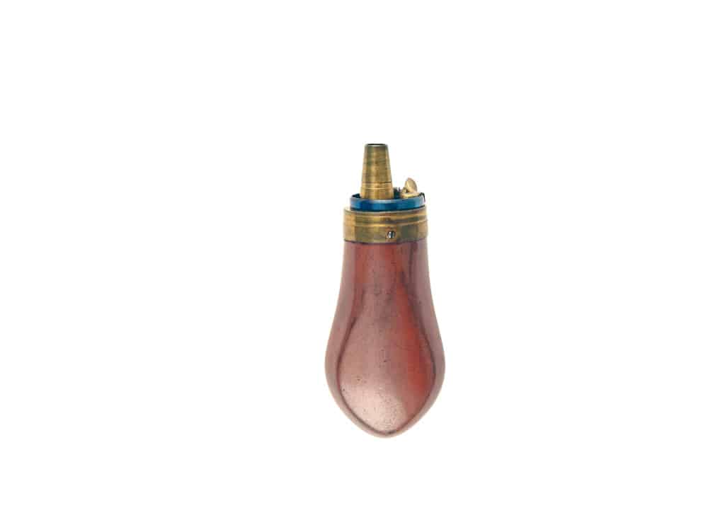 A Very Good Small Pistol Flask by Sykes. - Image 2