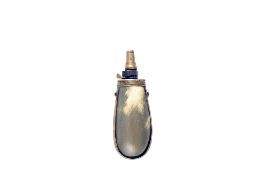 A Scarce Horn Pistol or Priming Flask.