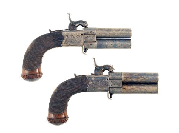 A Near Mint Cased Pair of Over and Under Pistols - Image 10