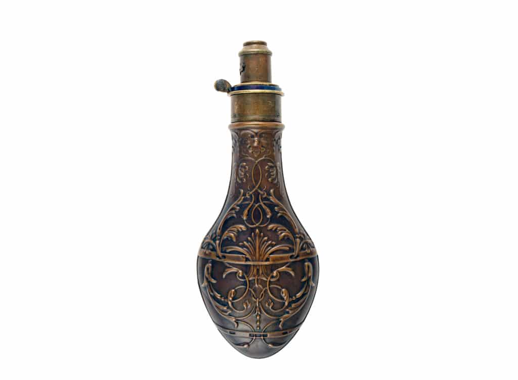 A Very Crisp Foliate Flask by G & J.W. Hawksley. - Image 2