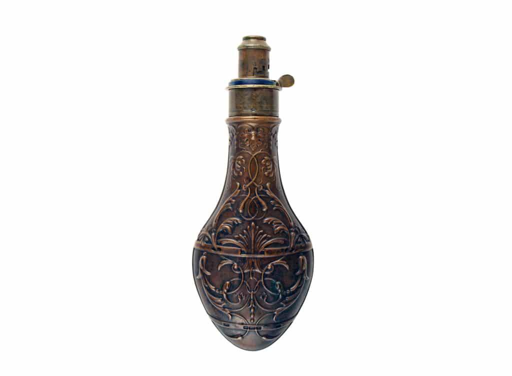 A Very Crisp Foliate Flask by G & J.W. Hawksley.