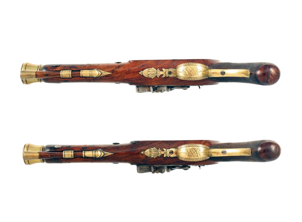 A Pair of Blunderbuss Pistols by Evans. - Image 7