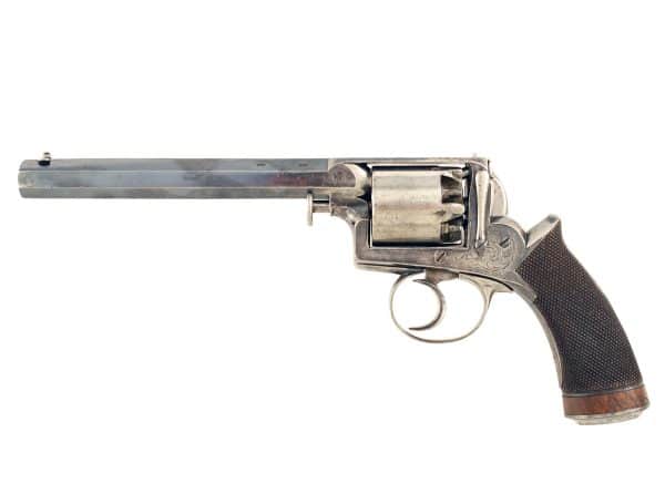 A Rare Cased 56 Bore M1851 Adams Percussion Revolver, No. 8627R. - Image 4