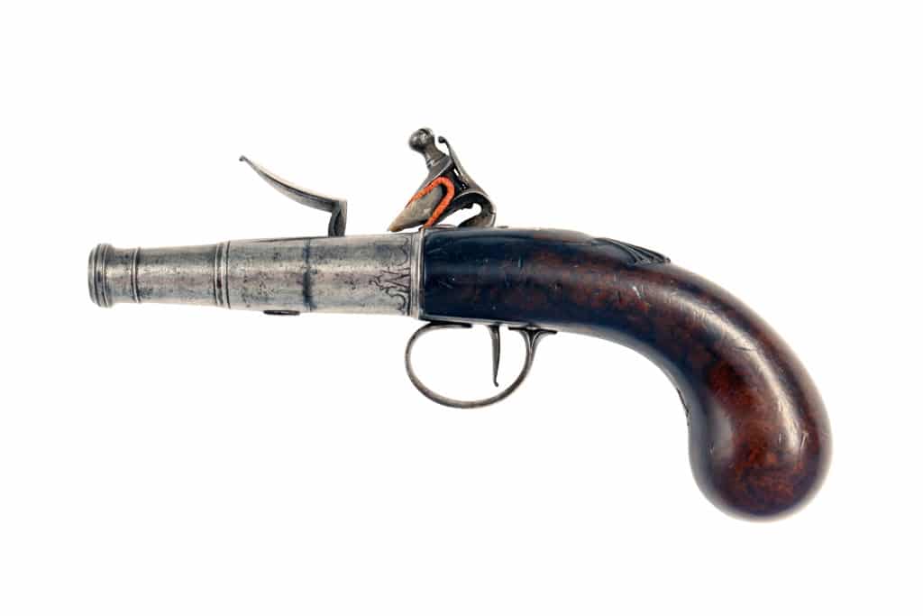 A Flintlock Queen Anne Pistol by Buckmaster, London. - Image 2
