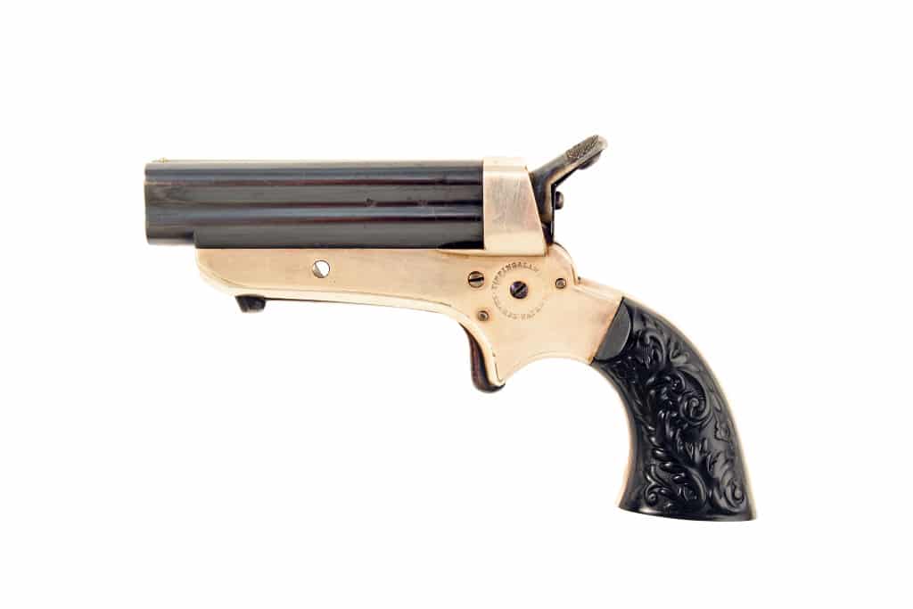 A Good Cased Tipping & Lawden 4 Shot Derringer - Image 5