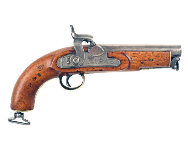 A Good Percussion Sea Service Pistol, Dated 1846.