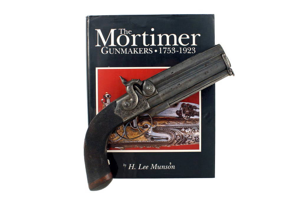 A Percussion Howdah Pistol by Mortimer
