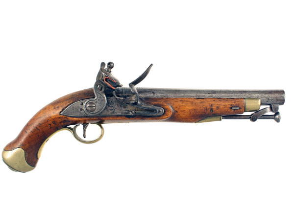 A 15 Bore Flintlock East India Company Service Pistol, Dated 1812.
