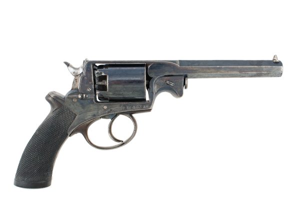 A Good Cased 54 Bore Adams Patent Five Shot Percussion Revolver. - Image 4