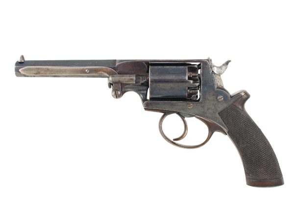 A Good Cased 54 Bore Adams Patent Five Shot Percussion Revolver. - Image 5