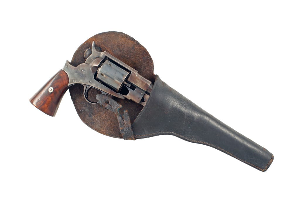 An Incredibly Scare Freemans Patent Percussion Revolver.