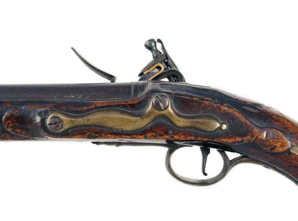 A Rare 25-Bore Flintlock 1756 Pattern Land Service Pistol By Grice, Dated 1759. - Image 2