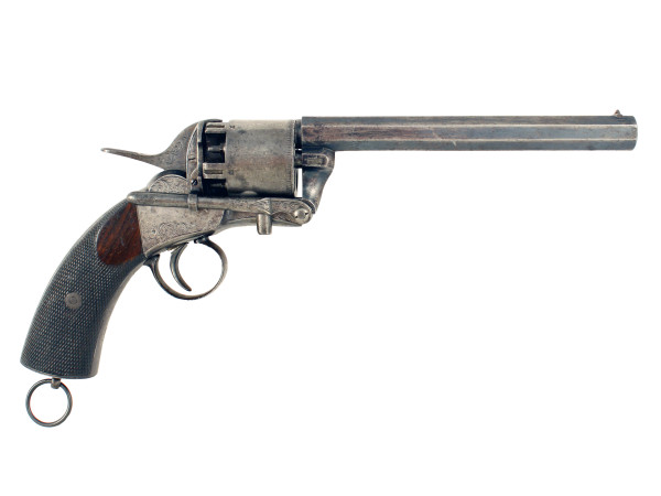 A Rare 48 Bore Webley Patent Second Model ‘Longspur’ Revolver.