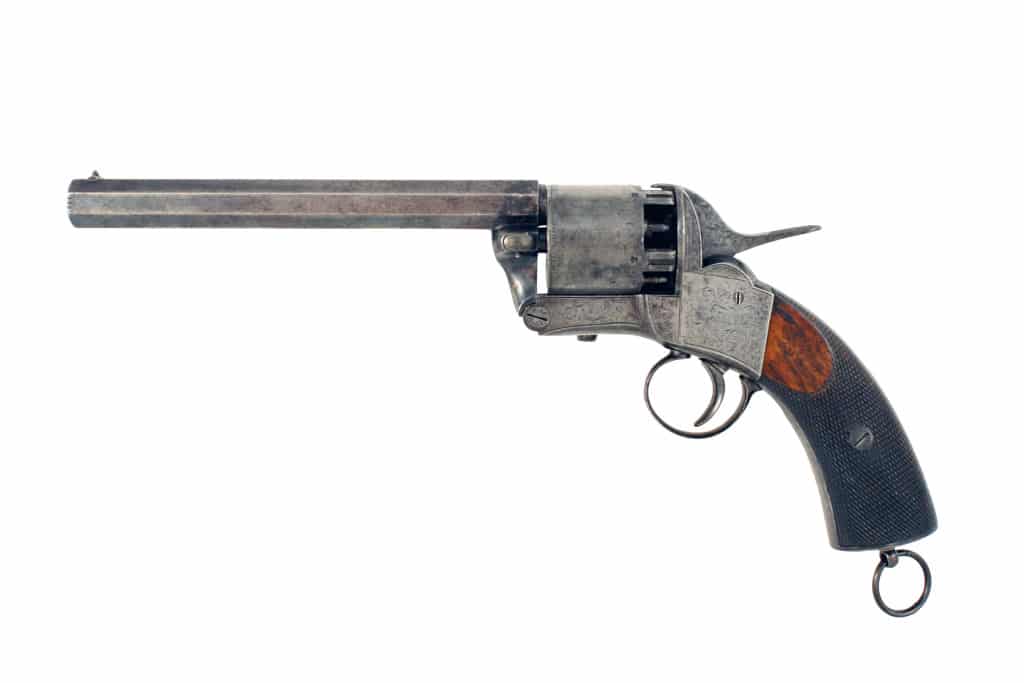 A Rare 48 Bore Webley Patent Second Model ‘Longspur’ Revolver. - Image 2
