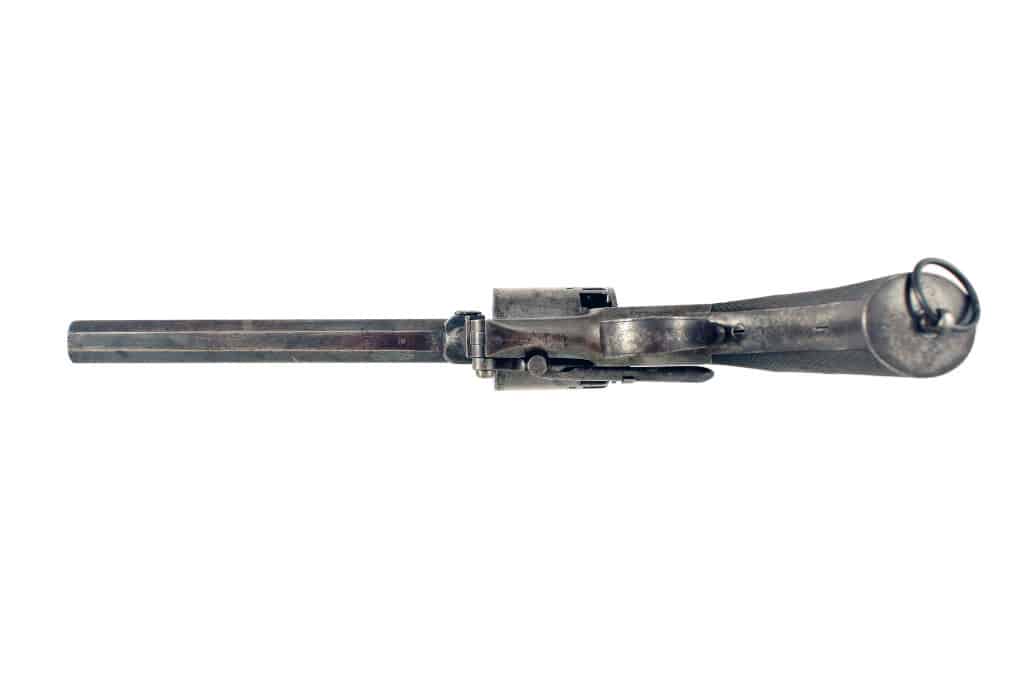 A Rare 48 Bore Webley Patent Second Model ‘Longspur’ Revolver. - Image 6