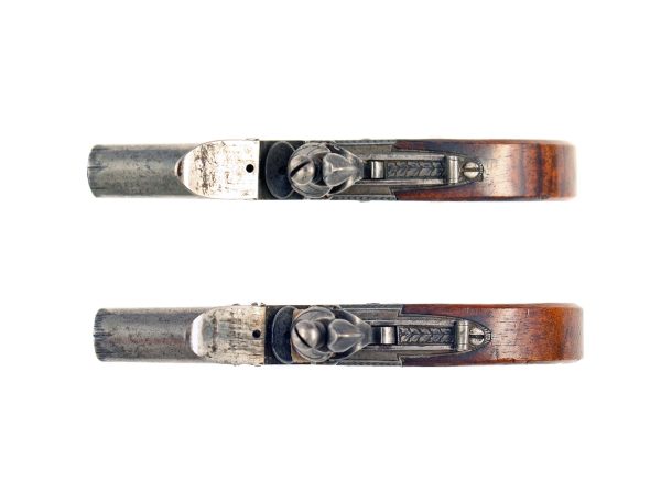 A Small Pair of D.Egg Pocket Pistols. - Image 7