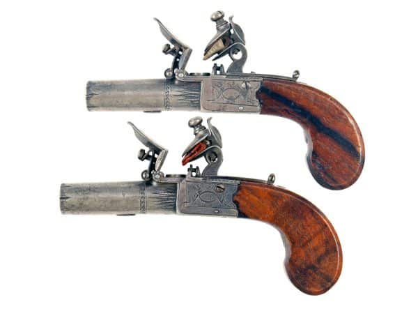 A Small Pair of D.Egg Pocket Pistols. - Image 8
