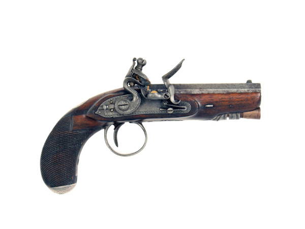 A Miniature Irish Flintlock Pistol by Fowler of Dublin.